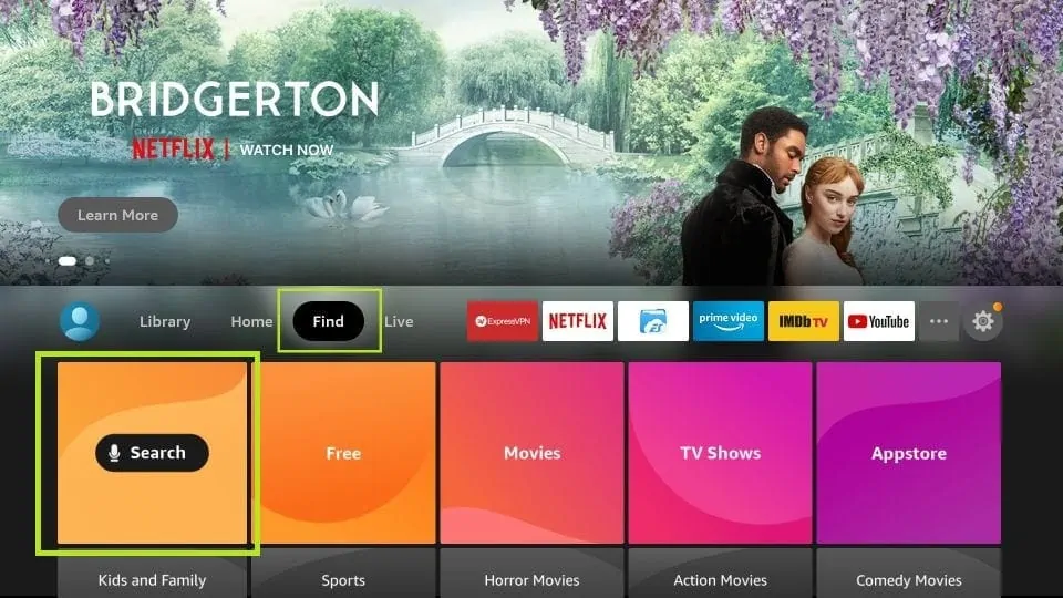 FireStick Find option