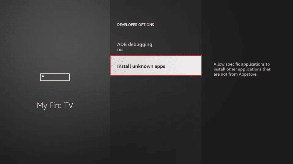 Enter APK URL in Downloader