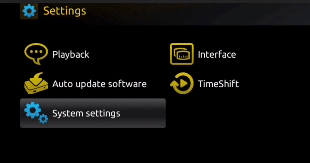 MAG system settings servers